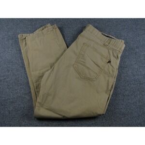 DENALI Men Khaki Cargo Pants Size 38x30 Relaxed Fit Cotton Blend Outdoor #1943